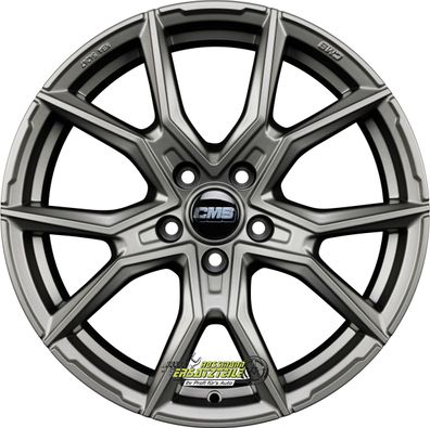 CMS C33 titanium matt 8.5x20 ET30 - LK5/112 ML66.5 Felge Alu