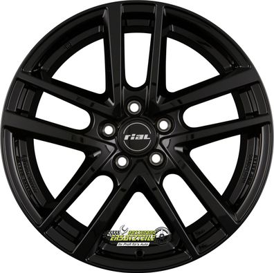 Rial Astorga diamant-schwarz 7.5x18 ET40 - LK5/112 ML57.1 Felge Alu