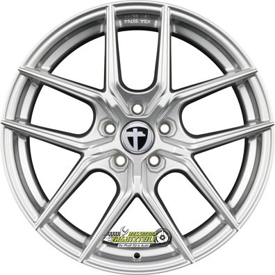 Tomason TN30 silver 7x17 ET40.1 - LK5/112 ML66.6 Felge Alu