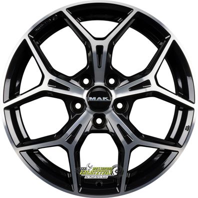 Mak Epica black mirror 7.5x18 ET50 - LK5/112 ML66.6 Felge Alu