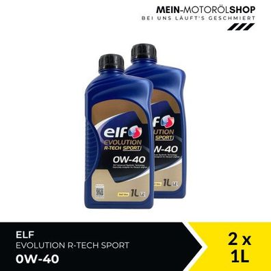 Elf Evolution R-Tech Sport 0W-40 2x1 Liter
