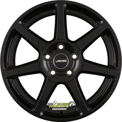 4x Autec Typ TE - Tallin ECE schwarz 7x16 ET48 - LK5/112 ML57.1 Felge Alu