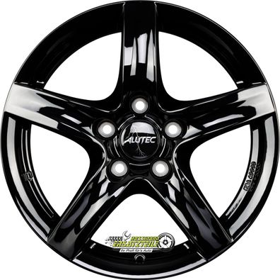 4x Alutec Grip diamond-black 7x16 ET38 - LK5/112 ML70.1 Felge Alu