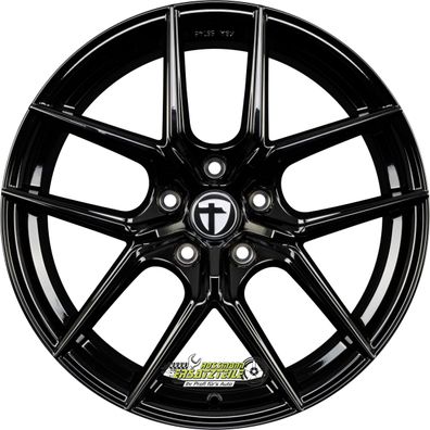 2x Tomason TN30 black painted 8x18 ET45.1 - LK5/112 ML66.6 Felge Alu