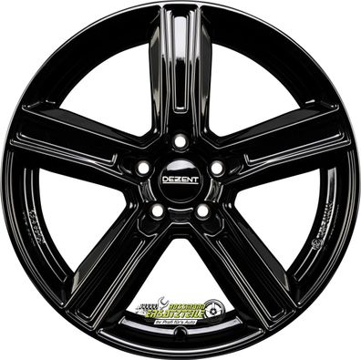 2x Dezent KG black 8.5x19 ET46 - LK5/112 ML66.6 Felge Alu