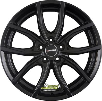 2x Autec Typ VN - Vidron schwarz 7x17 ET43 - LK5/112 ML57.1 Felge Alu