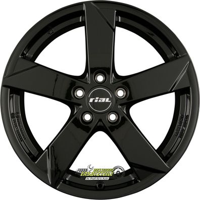 2x Rial Kodiak diamond-black 7x17 ET45 - LK5/112 ML57.1 Felge Alu