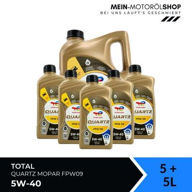 Total Quartz Mopar FPW09 5W-40 5 + 5 Liter