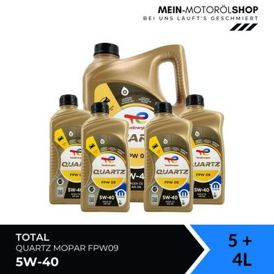 Total Quartz Mopar FPW09 5W-40 5 + 4 Liter