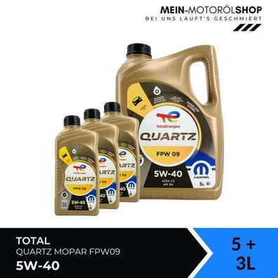 Total Quartz Mopar FPW09 5W-40 5 + 3 Liter
