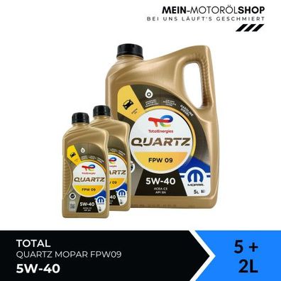 Total Quartz Mopar FPW09 5W-40 5 + 2 Liter