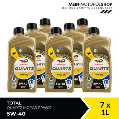 Total Quartz Mopar FPW09 5W-40 7x1 Liter