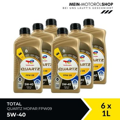 Total Quartz Mopar FPW09 5W-40 6x1 Liter