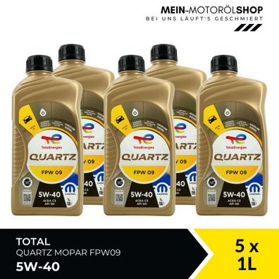 Total Quartz Mopar FPW09 5W-40 5x1 Liter