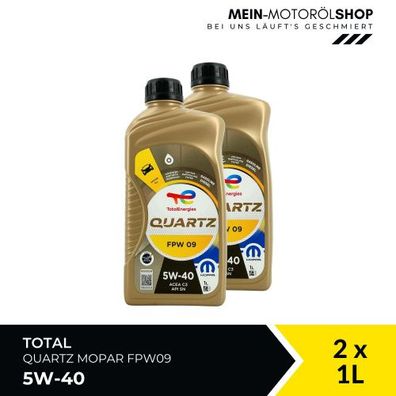 Total Quartz Mopar FPW09 5W-40 2x1 Liter