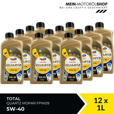 Total Quartz Mopar FPW09 5W-40 12x1 Liter
