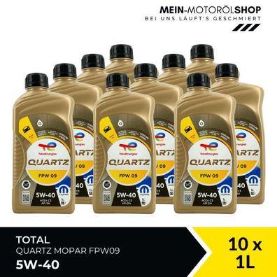 Total Quartz Mopar FPW09 5W-40 10x1 Liter