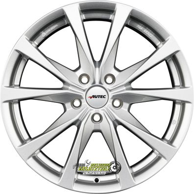 4x Autec Typ BX - Brixen brillantsilber 8x20 ET46 - LK5/112 ML66.6 Felge Alu