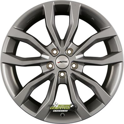 4x Autec Typ U - Uteca titansilber 8x18 ET25 - LK5/112 ML70 Felge Alu