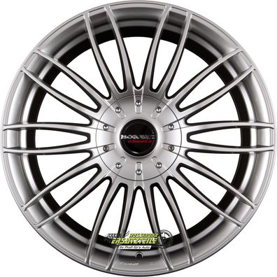 4x Borbet CW3 sterling silver 10.5x20 ET55 - LK5/112 ML66.5 Felge Alu