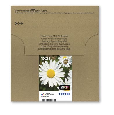 Epson Original Easy Mail Packing 18 Gänseblümchen Druckerpatronen 4 erMultipack BK/C