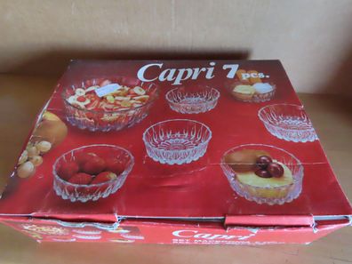 Schalen-Set Schüssel-Set Capri 7 Teilig Kompottsatz Savam Altare