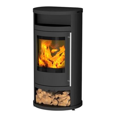 Salado Compact Kaminofen Schwarz 6kW RLU