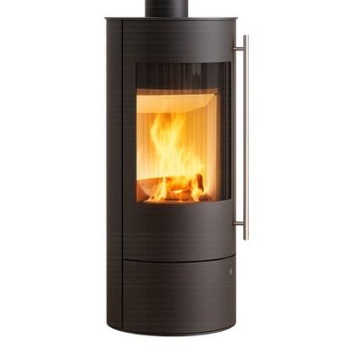 Muna Kaminofen Schwarz 6kW RLU