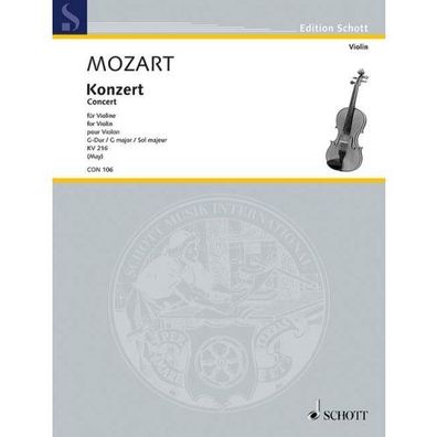 Konzert G-Dur KV 216 9790001023078