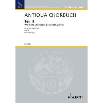 Antiqua-Chorbuch Teil II / Heft 4