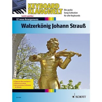Walzerkönig Johann Strauß Keyboard Noten