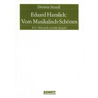 Eduard Hanslick: Vom Musikalisch-Schönen Teil 1 Strauß
