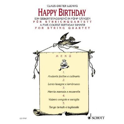 Happy Birthday Ludwig Streichquartett Noten