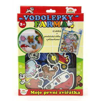 Teddies Wassersticker Meine ersten Tiere: Bauernhof 12 Stück + Netz
