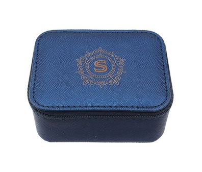 Schmuckschatulle/Schmuckkaestchen - Schmuckbox Blau S