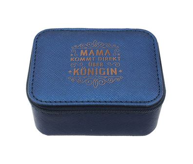 Schmuckschatulle/Schmuckkaestchen - Schmuckbox Blau Mama