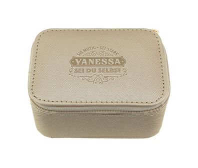 Schmuckschatulle/Schmuckkaestchen - Schmuckbox Metallic Vanessa
