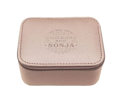 Schmuckschatulle/Schmuckkaestchen - Schmuckbox Metallic Sonja