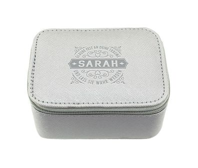 Schmuckschatulle/Schmuckkaestchen - Schmuckbox Metallic Sarah