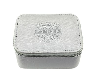 Schmuckschatulle/Schmuckkaestchen - Schmuckbox Metallic Sandra