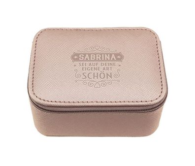 Schmuckschatulle/Schmuckkaestchen - Schmuckbox Metallic Sabrina