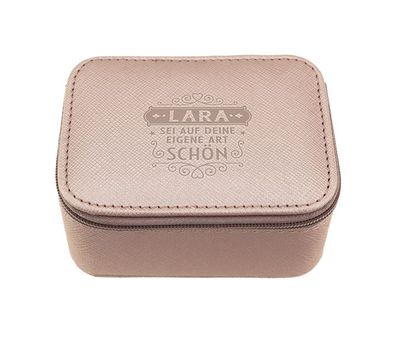 Schmuckschatulle/Schmuckkaestchen - Schmuckbox Metallic Lara