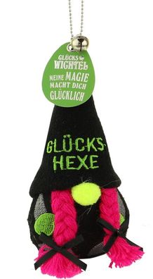 H&H Gluecksbringer Maskottchen-Ich bring Dir Glueck-Glueckswichtel Glueckshexe
