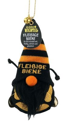 H&H Gluecksbringer Maskottchen-Ich bring Dir Glueck-Glueckswichtel Fleissige Biene