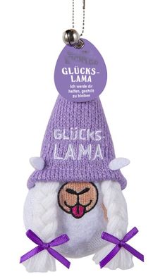 H&H Gluecksbringer Maskottchen-Ich bring Dir Glueck-Glueckswichtel Lama