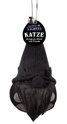 H&H Gluecksbringer Maskottchen-Ich bring Dir Glueck-Glueckswichtel Katze