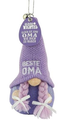H&H Gluecksbringer Maskottchen-Ich bring Dir Glueck-Glueckswichtel Oma
