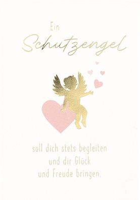 Klappkarte Hello you 23-Ein Schutzengel soll dich stets