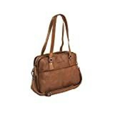 The Chesterfield Brand Ladies Barcelona Schultertasche Leder 34 cm cognac