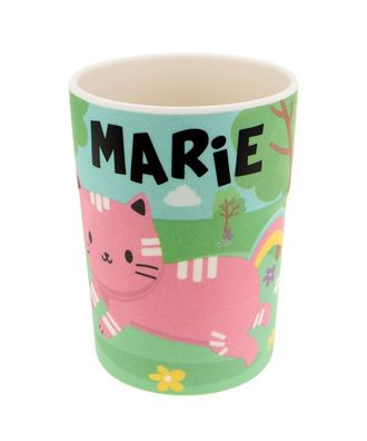 Bunter personalisierter Namens Kinderbecher mit Namen Marie